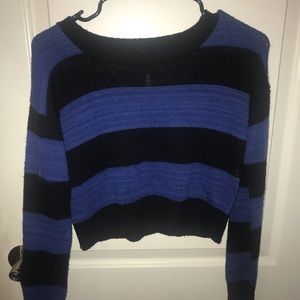 Striped Cropped Sweater
